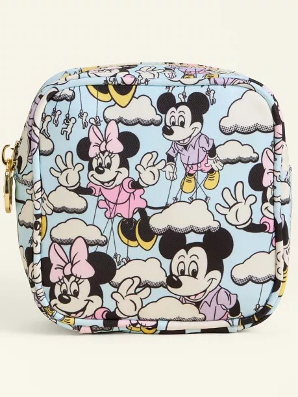 Stoney Clover x Disney Mickey & Minnie  Travel Case - Pastel Blue